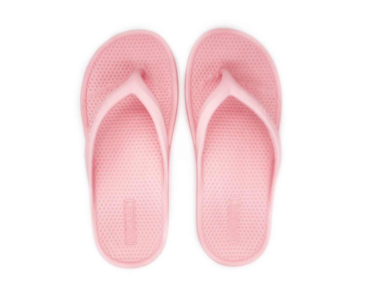 Archline Orthotic Foam Thongs Arch Support Flip Flops Orthopedic Rebound - Pink