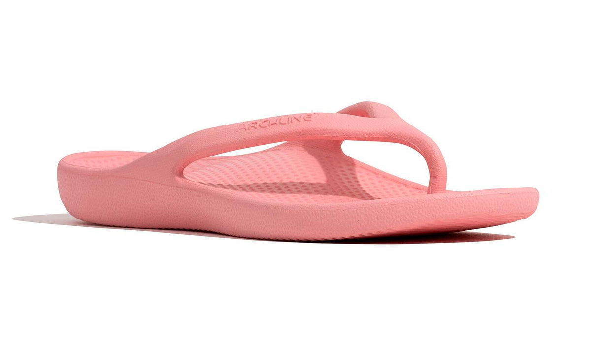 Archline Orthotic Foam Thongs Arch Support Flip Flops Orthopedic Rebound - Pink