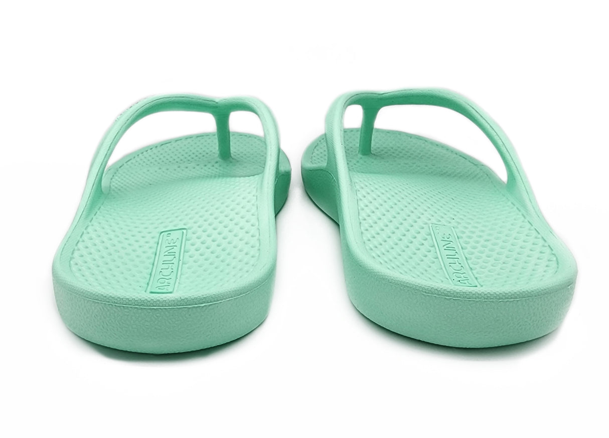 Archline Orthotic Foam Thongs Arch Support Flip Flops Orthopedic Rebound - Mint Green