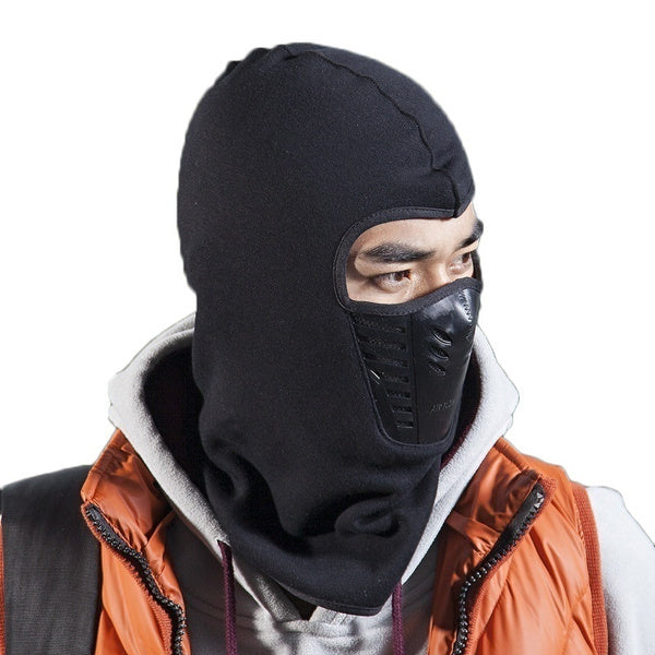 Thermal Fleece Balaclava Windproof Breathable Ski Face Mask Hood Warm Weather