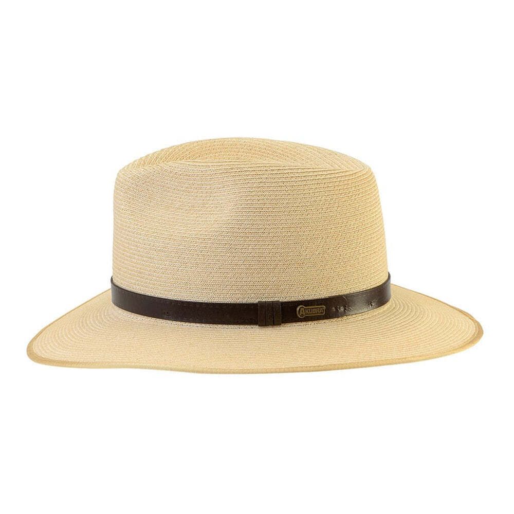 Akubra Balmoral Fedora Trilby Hat - Natural