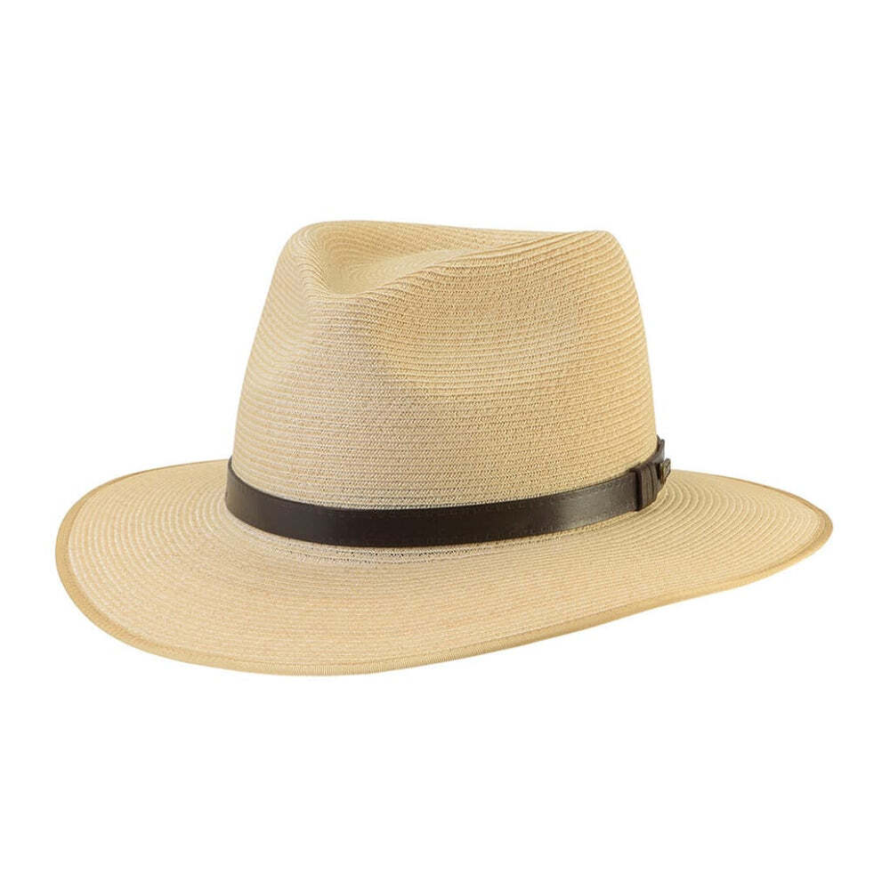 Akubra Balmoral Fedora Trilby Hat - Natural