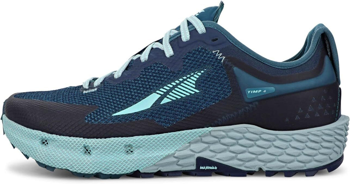 Altra Womens TIMP 4 Trail Running Shoes Sneakers Runners - Deep Teal