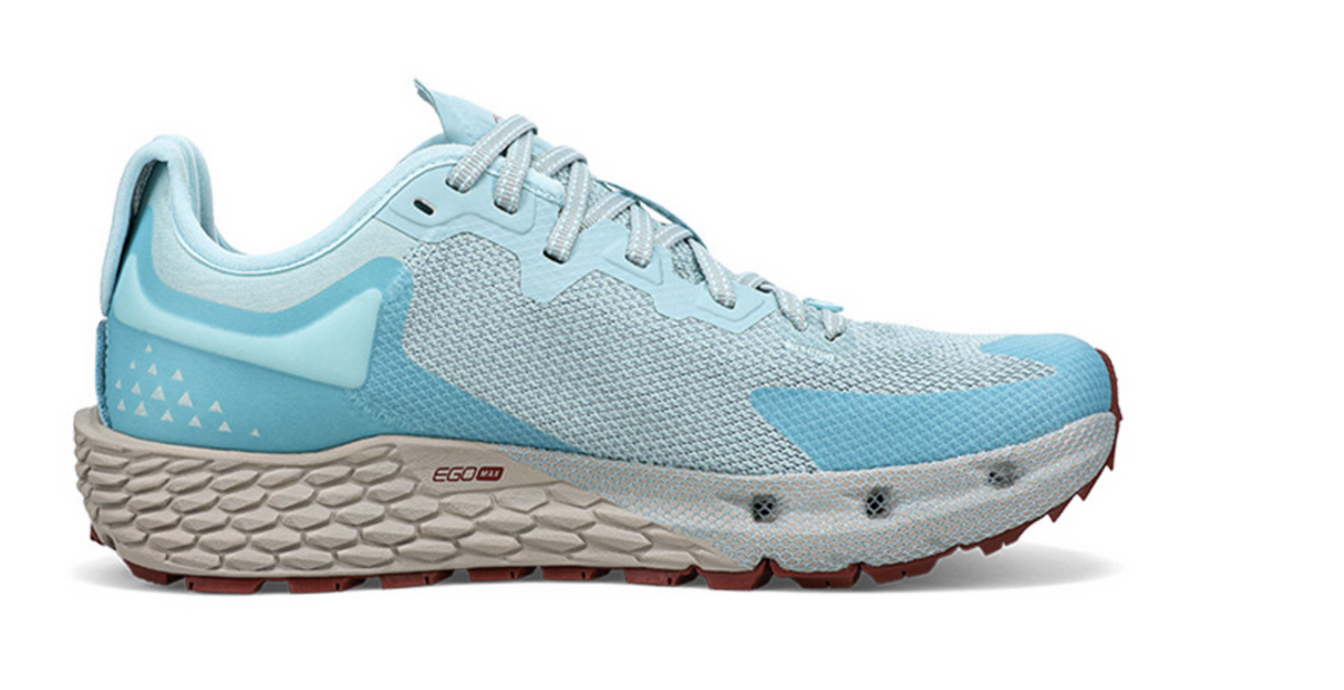 Altra Womens TIMP 4 Sneakers Runners Shoes Trail Running in Light Blue