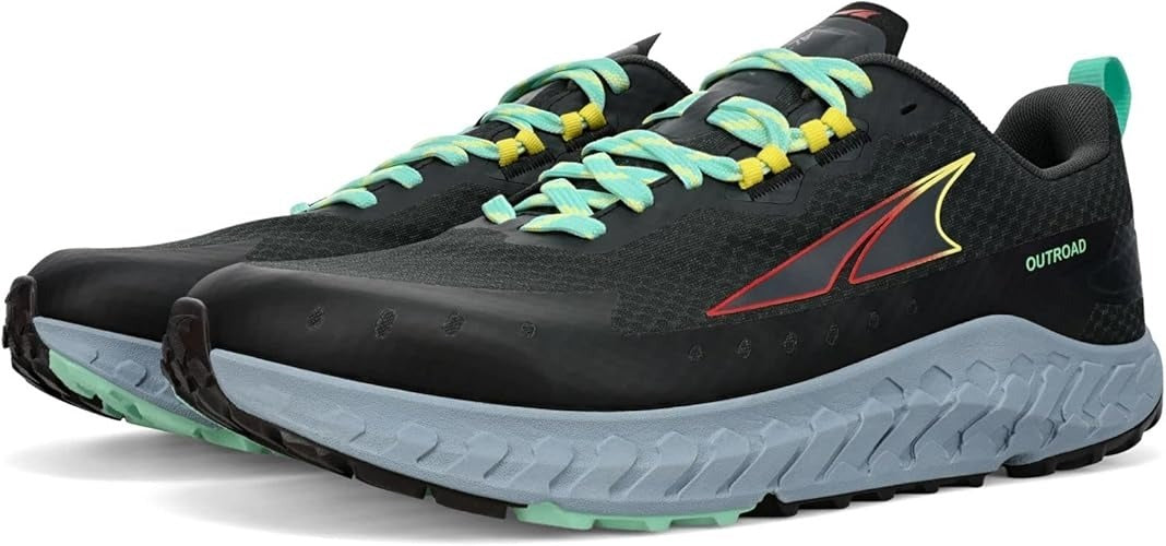 Altra Mens Al0 A7 R6 N Outroad Trail Running Shoe Sneakers - Dark Gray/blue