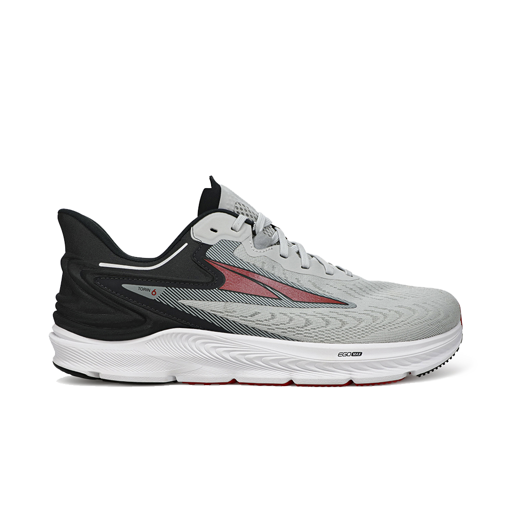 Altra Torin 6 Mens Running Shoes Sneakers - Gray/Red