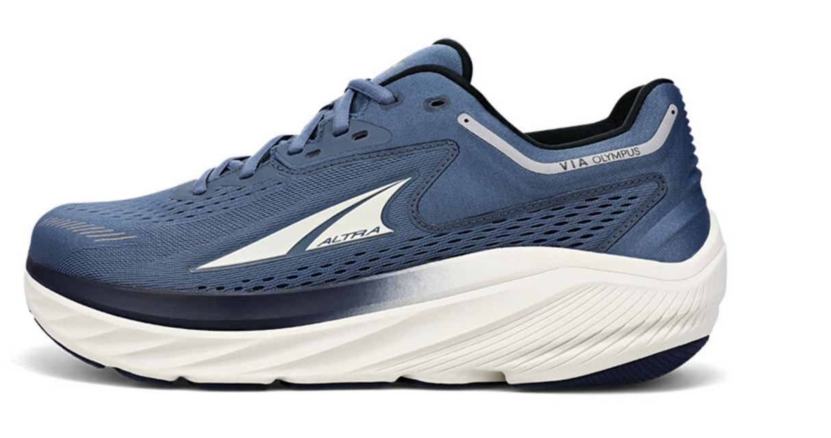 Altra Mens Via Olympus Sneakers Runners Sneakers in Mineral Blue