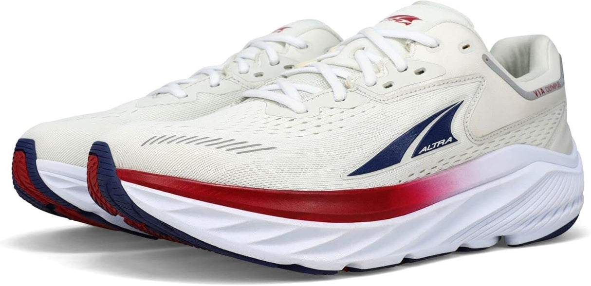 Altra Mens Via Olympus Sneaker Shoes Runners in White/Blue