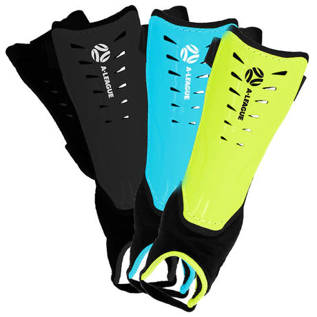 Hyundai A-League HAL Sock Slip In Soccer Shin Guards Football Pads - Assorted Colour