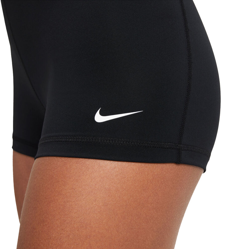 Nike Womens Pro Running Jogging Training Gym Sports Elastic Waist Shorts - Black