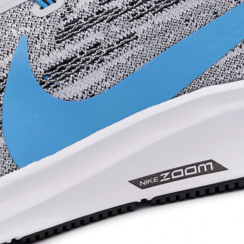 Nike Mens Air Zoom Pegasus 36 Runners Sneakers - White/Blue/Black