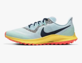 Nike Womens Air Zoom Pegasus 36 Trail - Aura/Blue