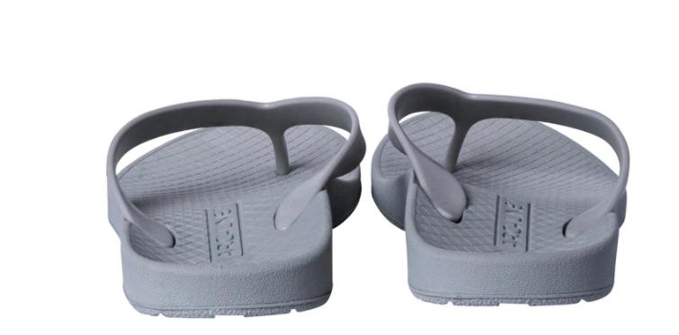 ARCHLINE Orthotic Flip Flops Thongs Arch Support Shoes Footwear - Grey