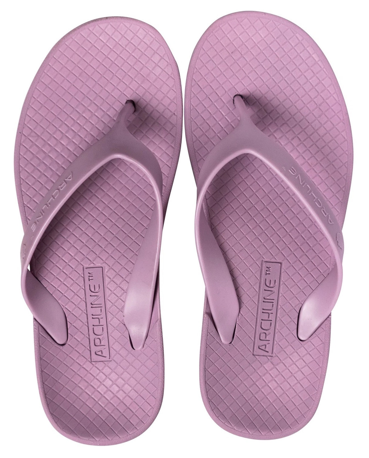 ARCHLINE Orthotic Flip Flops Thongs Arch Support Shoes Footwear - Lilac Purple