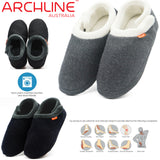 ARCHLINE Orthotic Slippers CLOSED Arch Scuffs Orthopedic Moccasins Shoes