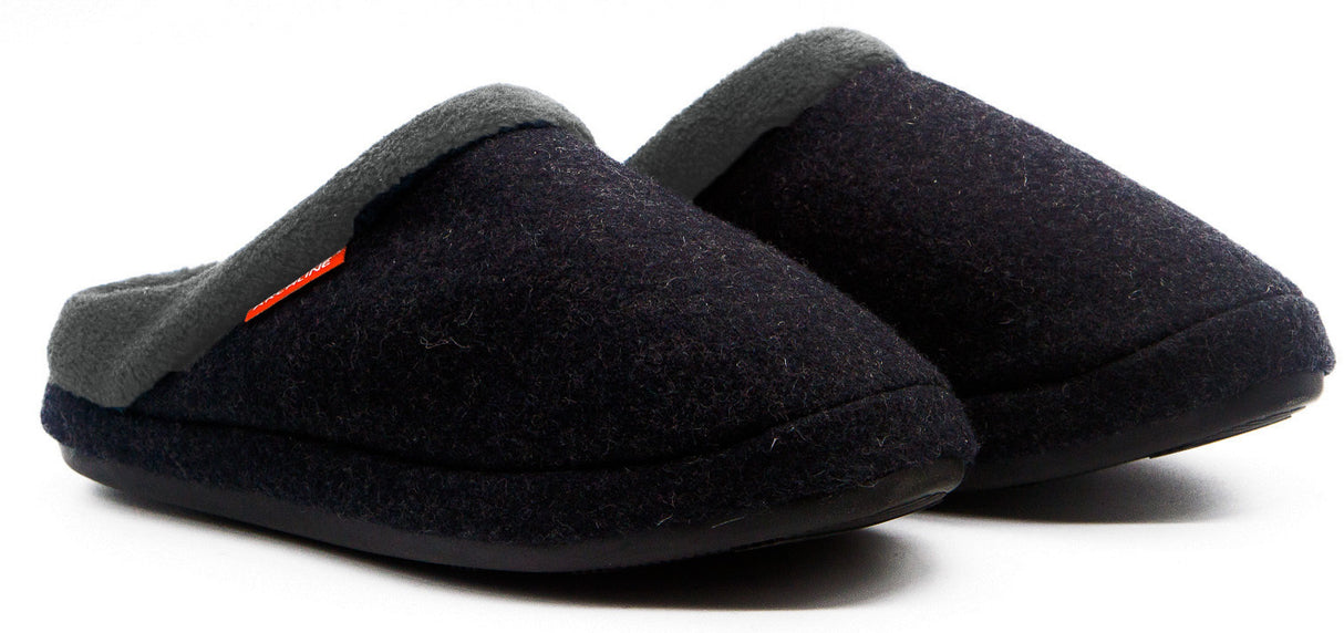 ARCHLINE Orthotic Slippers Slip On Arch Scuffs Orthopedic Moccasins - Grey Marle