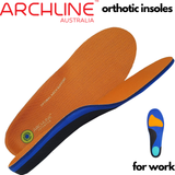 Archline Active Orthotics Full Length Arch Support Pain Relief Insoles - For Work