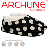 ARCHLINE Orthotic Slippers CLOSED Arch Scuffs Pain Moccasins Relief