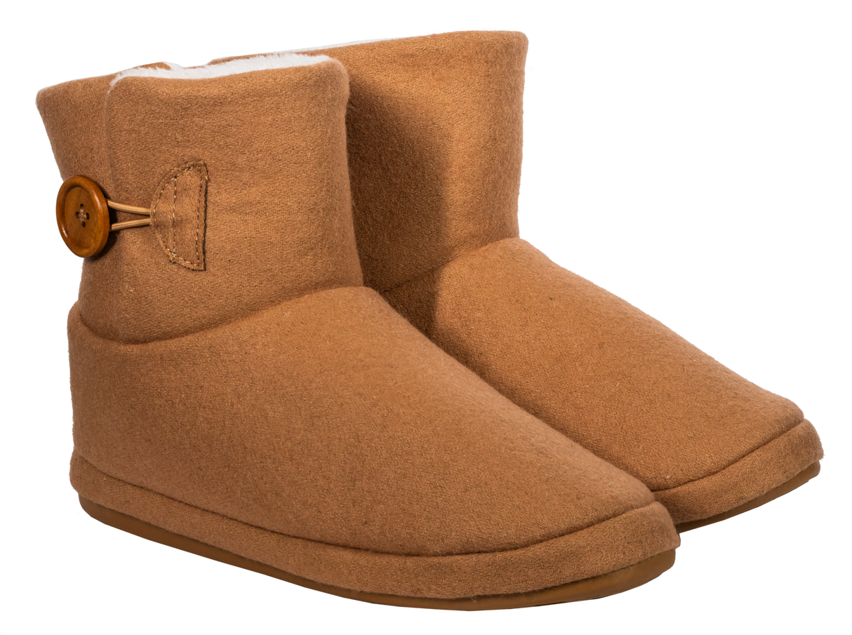 Archline Orthotic UGG Boots Slippers Arch Support Warm Orthopedic Shoes - Chestnut