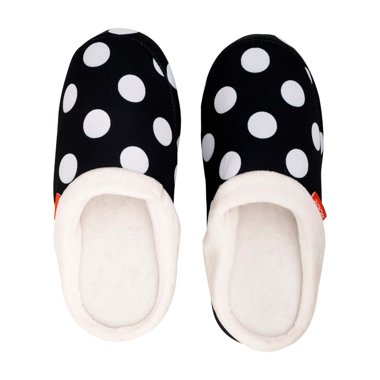 ARCHLINE Orthotic Slippers Slip On Arch Scuffs Pain Relief Moccasins - Polka Dots