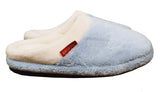 ARCHLINE Orthotic Slippers Slip On Arch Scuffs Pain Relief Moccasins - Baby Blue