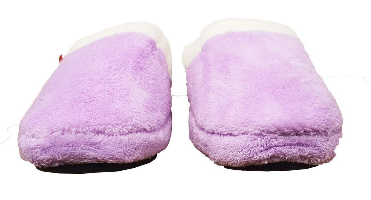 ARCHLINE Orthotic Slippers Slip On Arch Scuffs Pain Relief Moccasins - Lilac