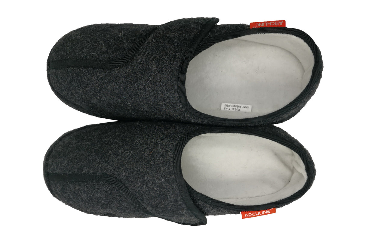 ARCHLINE Orthotic Plus Slippers Closed Scuffs Pain Relief Moccasins