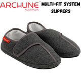 ARCHLINE Orthotic Plus Slippers Closed Scuffs Pain Relief Moccasins Extra Wide