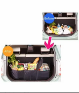 Deluxe Collapsible Car Boot Organiser with Cooler Bag Trunk Storage Bag Folding