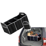 Deluxe Collapsible Car Boot Organiser with Cooler Bag Trunk Storage Bag Folding