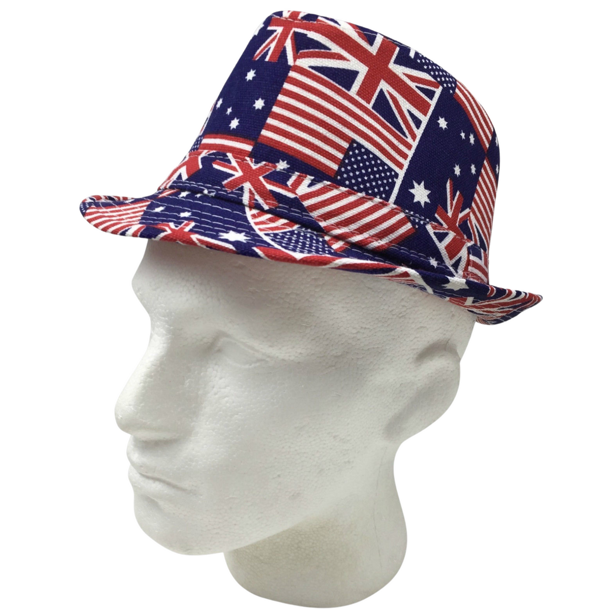 AUSTRALIA TRILBY HAT USA America England UK Aussie Fedora Cap Party