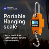 300kg Mini Crane Scale Portable LCD Digital Electronic Hook Hanging Scale