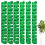 4x Tree Trunk Protector Plastic Spiral Tree Guards Tubes for Saplings & Plants