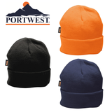 Portwest Insulatex Beanie Thermal Insulated Acrylic Hat Warm Winter Cap Knit