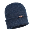 Portwest Reflective Knit Beanie Warm Winter Hi Vis High Visibility Workwear - Navy