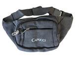 CANVAS BUM BAG Wallet Waist Pouch Travel Pocket Belt Security Storage in Black