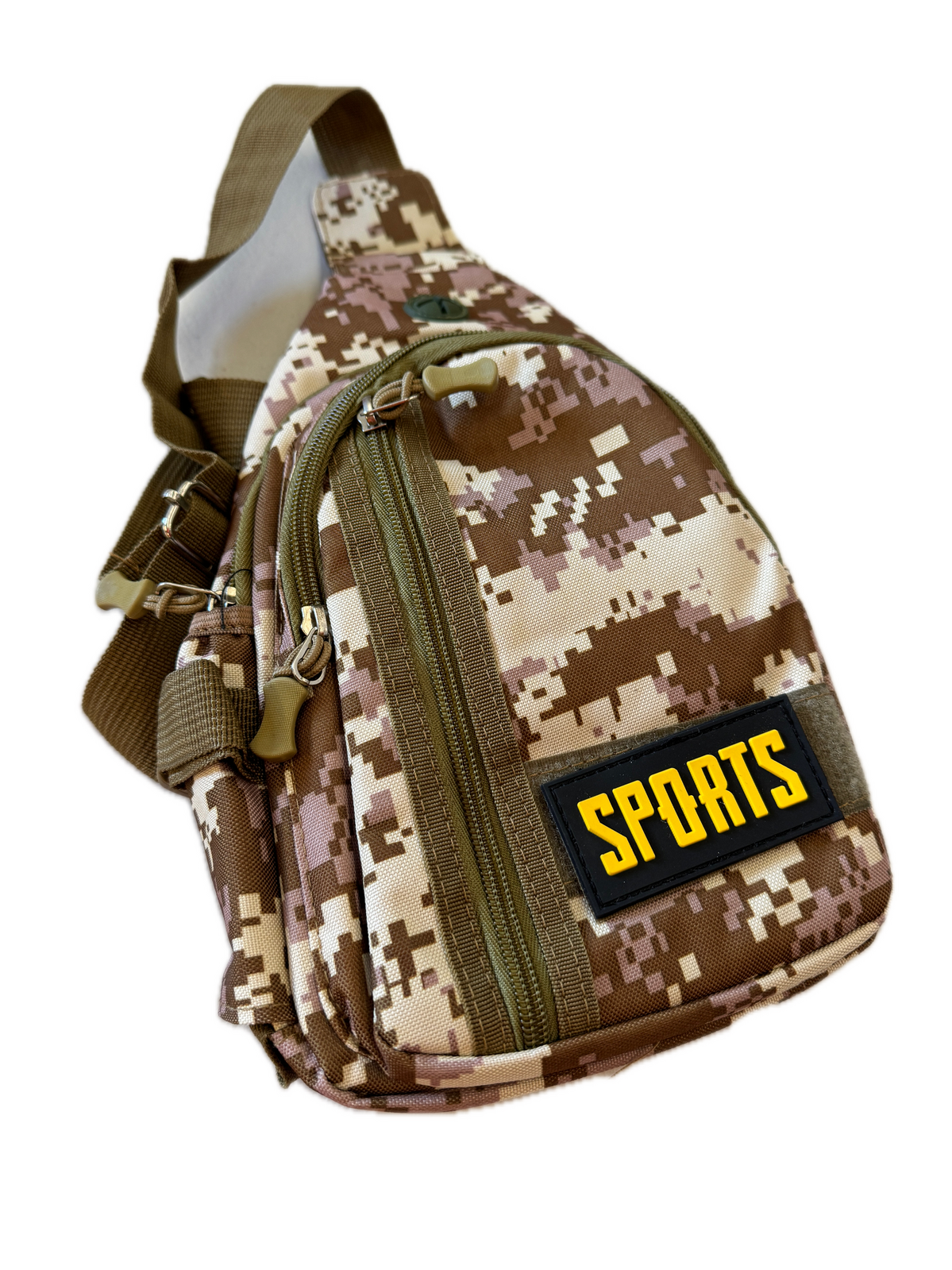 Tactical Camo Crossbody Bag Chest Shoulder Sling Rucksack Army Camouflage