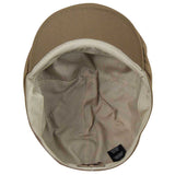 Bailey Mens Graham Ivy Flat Cap Water-Repellant For Autumn/Winter Season - Tan