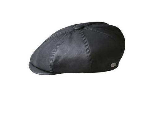 BAILEY 100% Leather Noclin Ivy Cap BLACK 25100 boy Driving Classic Hat Driver