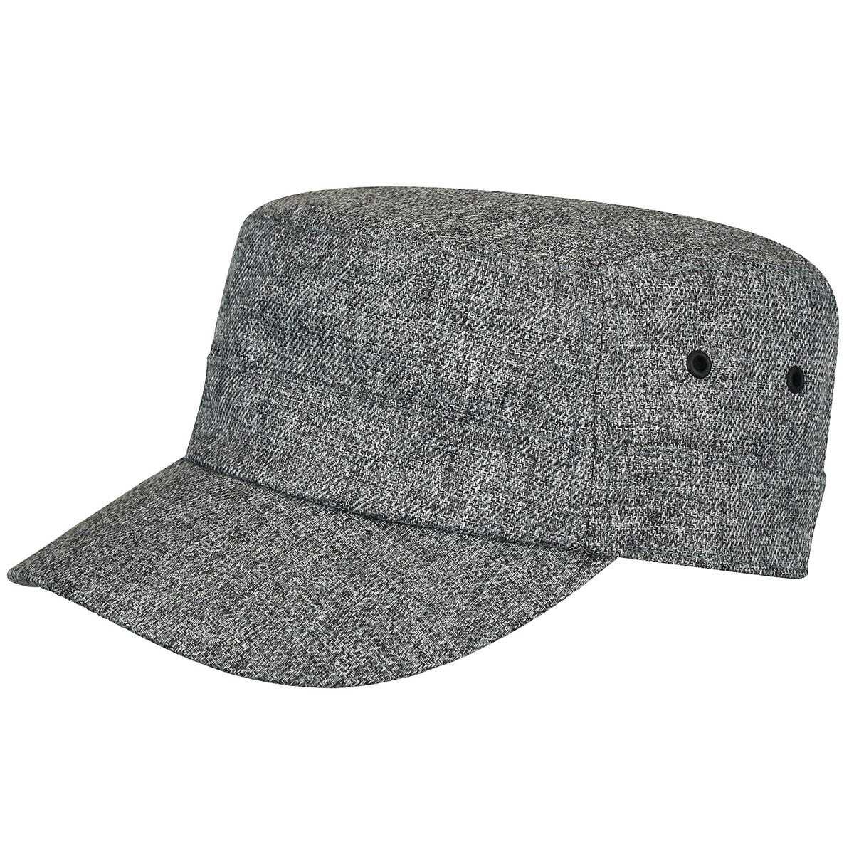 Bailey Mens Sanville Army Cap Water Resistant Baseball Hat - Grey