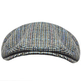 Bailey Mens Rish Ivy Flat Cap For Autumn/Winter Season - Olive Plaid