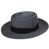 Bailey Mens Walsh Elite Pork Pie Hat Good For Autumn/Winter Season - Granite