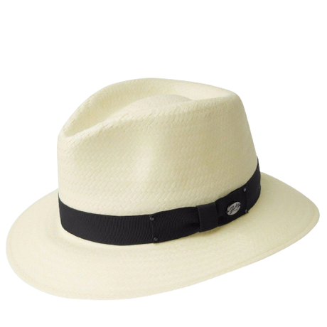 BAILEY Spencer Lite Straw Hat Summer Sun MADE IN USA Trilby Fedora in Natural