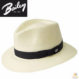 BAILEY Spencer Lite Straw Hat Summer Sun MADE IN USA Trilby Fedora in Natural