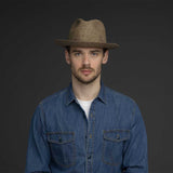 Bailey Atmore Fedora Trilby Hat LiteFelt - Brown