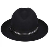 Bailey Mens Marack Fedora Hat High Fashion Cap - Black