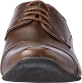 Uncut Mens Bartell Lace Up Dress Shoes - Chocolate