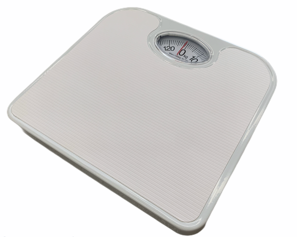 130kg BR Home Mechanical Bathroom Scales Weight Checker Kilo Kg Kilograms - White