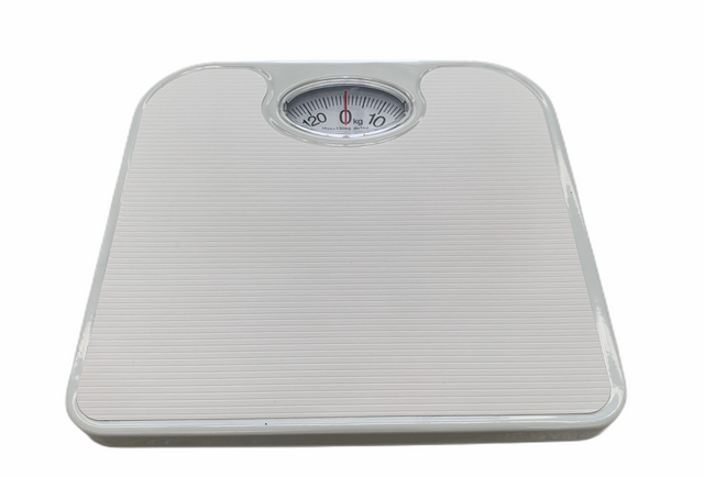 130kg BR Home Mechanical Bathroom Scales Weight Checker Kilo Kg Kilograms - White