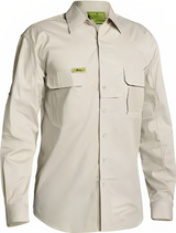 BISLEY Insect Protection Fishing Shirt Long Sleeve Casual Business Work Cotton - VRS6140_BSAN (SND)